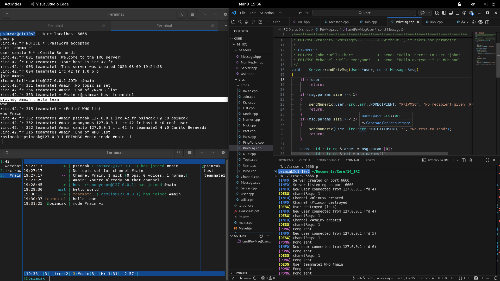 IRC (Internet Relay Chat)